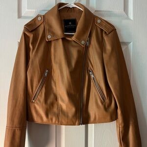 Faux Leather Biker Jacket